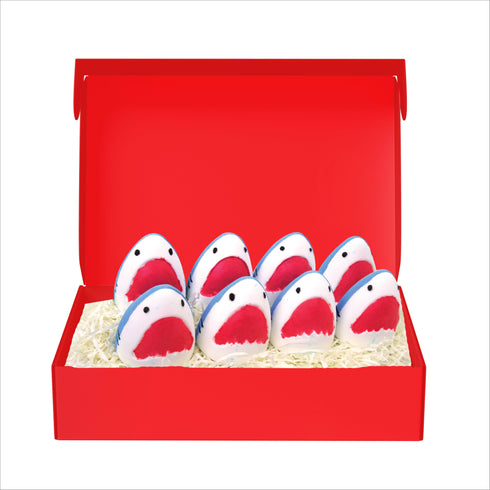 Eight Sharks With Gift Box